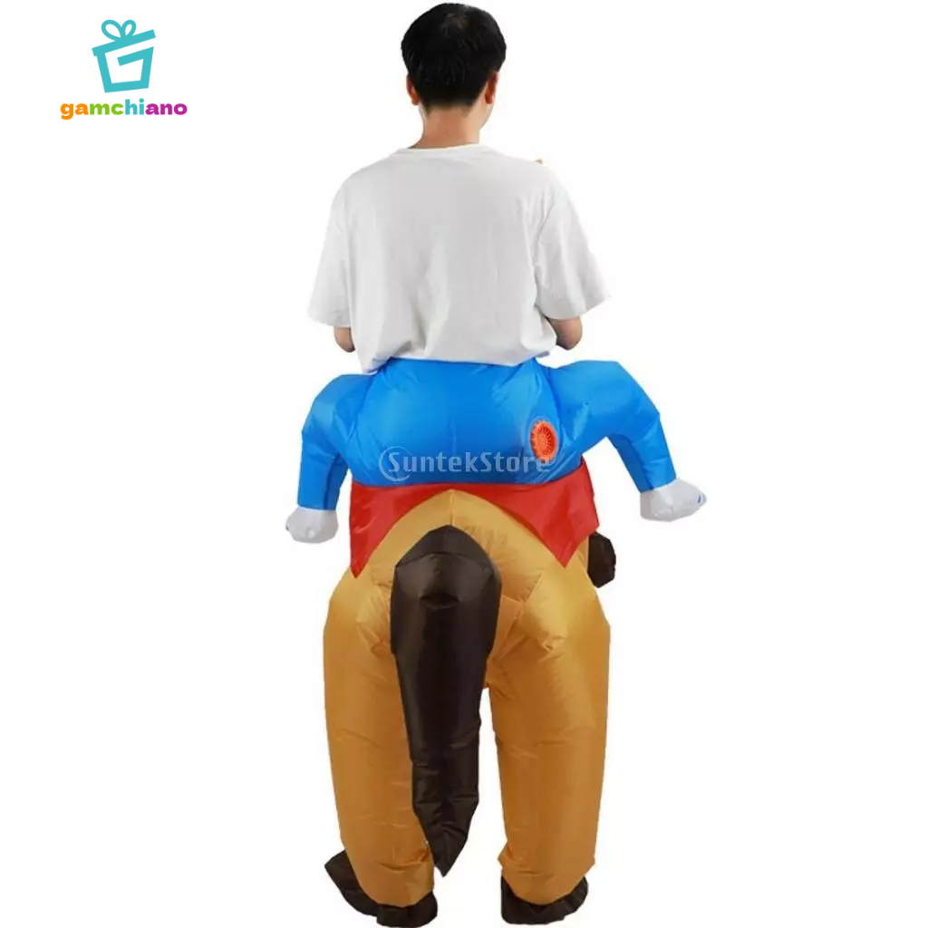 Trang phục ngựa bơm hơi Vui cưỡi ngựa Trang phục quần áo Trang phục nổ tung