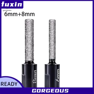⭐GROUS⭐6/8/10/12mm Diamond Drill Bit Compatible With Inner Hole Grinders M10 Thread Angle Grinder