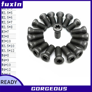[FUXIN] 20X M2 M2.5 Cho M3 Cho M3.5 M5 Vít Torx Để Thay Thế Lưỡi Dao cacbua Dụng Cụ Tiện CNC