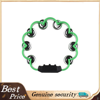 Btuty Tambourine cho người lớn dễ chịu Jingle Sound Hand Cranked Bell Rings