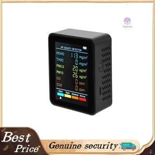 Lemerk 2 5 10 Co Co2 1 Chất Lượng Pm2.5 Pm10 Quality Co Màn Hình Di Động Dioxide Màn Hình Tvoc Co Màn Hình Màn Hình Lcd Tvoc Chất Lượng Không Khí Màn Hình Văn Phòng Di Động Trong 1 Lc 7 3 T H 6