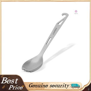 Lixada Stainless Steel Spork with Bottle Opener - Convenient and Versatile Utensil for Outdoor Adventures