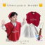 Áo len dệt kim bé trai phong cách mới Áo Vest đỏ