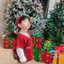 Áo len dệt kim bé trai phong cách mới Áo Vest đỏ