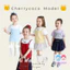 Áo thun ngắn tay cotton cho bé gái mùa hè, phong cách Hàn Quốc, màu sắc tương phản, kiểu hai mảnh giả
