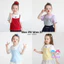 Áo thun ngắn tay cotton cho bé gái mùa hè, phong cách Hàn Quốc, màu sắc tương phản, kiểu hai mảnh giả