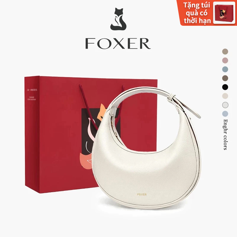 FOXER Túi đeo vai nữ kiểu dáng thường ngày  Thiết kế cổ điển  Nhỏ gọn và đa năng