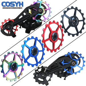 Bánh xe 11-17T Ròng rọc bằng gốm MTB Vòng bi xe đạp đường trường Derailleur phía sau
