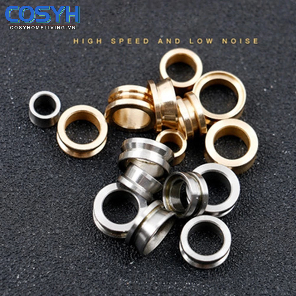 [Cosyh] Con lăn dây câu bằng đồng thau cho bộ phận máy câu cá & sửa chữa phụ kiện mịn màng