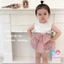 Bộ Áo Thun Tay Ngắn Cổ Búp Bê + Quần short In Hoa Dễ Thương Thời Trang Mùa Hè Cho Bé Gái