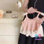 Áo Dệt Kim Mỏng Không Tay Phong Cách Thời Trang Mùa Hè Mới Dành Cho Bé Gái