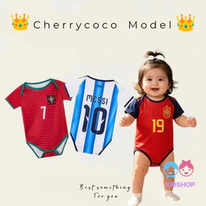 Bộ áo liền quần bóng đá trẻ em 25 / 26 cho bé