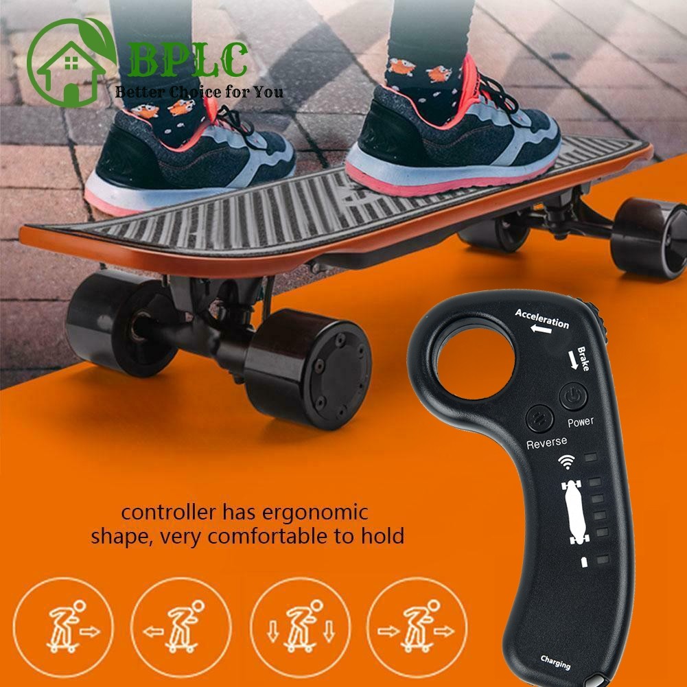 【BPLC】Electric Four-wheeled Skateboard Longboard Remote Control W ...