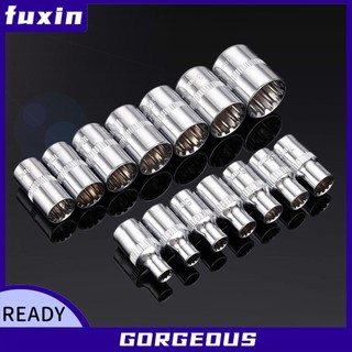 [FUXIN] Đầu ổ cắm ngắn gương 12 điểm 1 / 4 cho bộ chuyển đổi cờ lê Ratchet Torx Bit