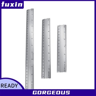 [FUXIN] Dụng cụ vẽ thước thẳng bằng hợp kim nhôm 15 / 20 / 30cm