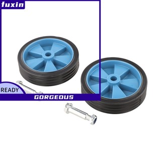 [FUXIN] 2 Bánh xe máy nén khí xanh thay thế im lặng 5 inch chống sốc
