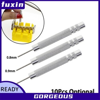[FUXIN] 10 Chiếc Dây Đeo Đồng Hồ Vòng Tay Pin Tẩy Dụng Cụ Sửa Chữa Pin Punch Đồng Hồ Đục Lỗ
