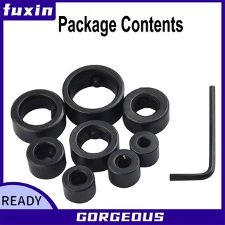 [FUXIN] 8 CÁI Bộ mũi khoan chìm có thể điều chỉnh độ sâu Dừng cổ Máy khoan chế biến gỗ