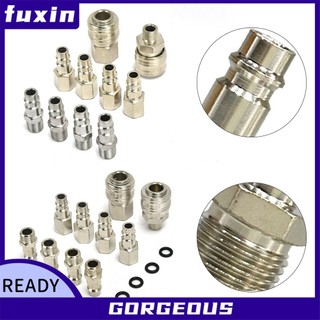 [FUXIN] 10 Bộ kết nối máy nén khí 1 / 4 Đầu nối ống khí khớp nối nhanh