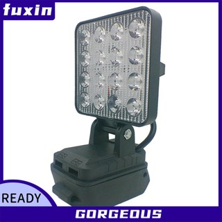 [FUXIN] Đèn làm việc 16 đèn led cho đèn pin pin Li-Ion DEWALT 18V để chiếu sáng công trường công việc