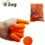 Ngón Tay Cots Màu Cam Cao Su Chống Trơn Trượt Đếm Tiền Nông Nghiệp Ngón Tay Cots