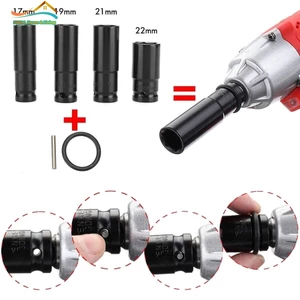4 Cờ lê tác động điện 17-22mm Bộ đầu ổ cắm lục giác Độ cứng và độ bền