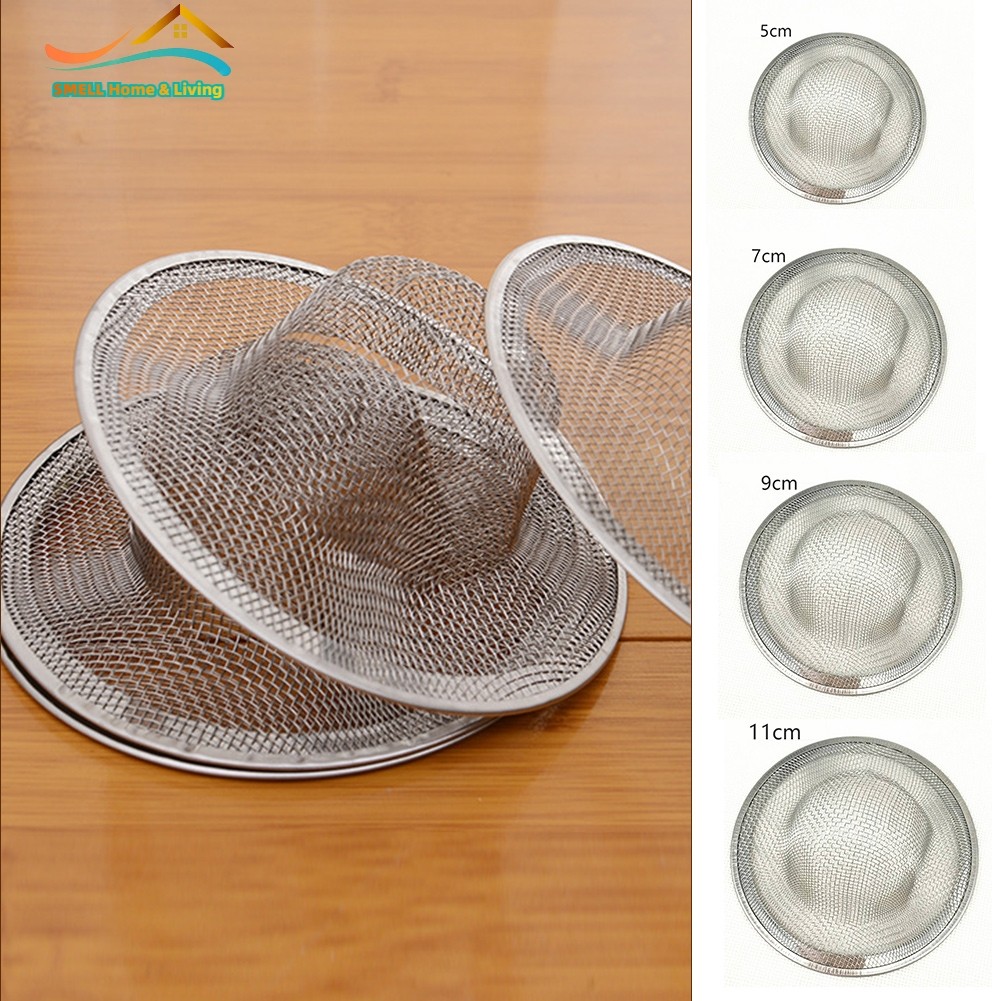 [Smellshi] THÉP CẮM STRAINER Bồn Tắm / Bồn Rửa Tắm Thoát Nước Lọc Bao Tóc Bắt Vương Quốc Anh