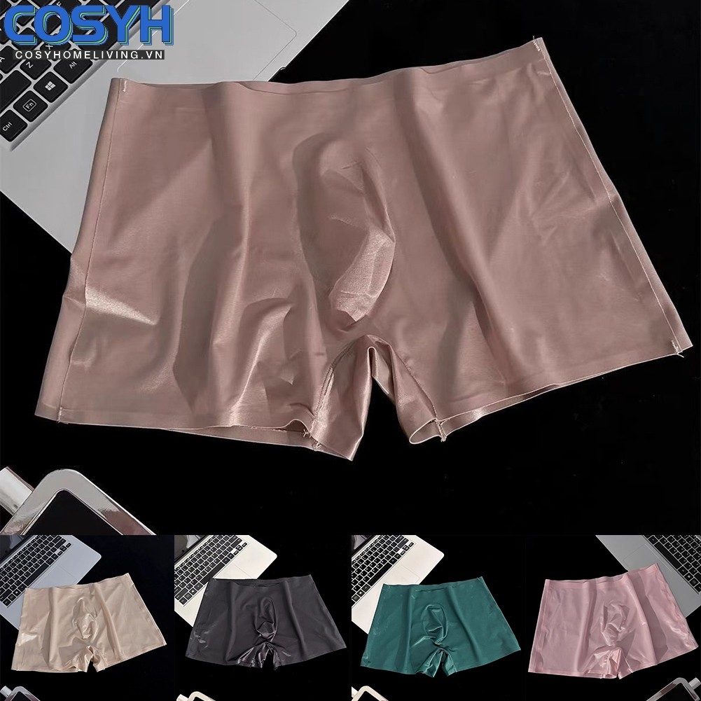 [COSYH] Quần Short Boxer ice silk siêu mỏng có túi bulge pouch - Đồ lót