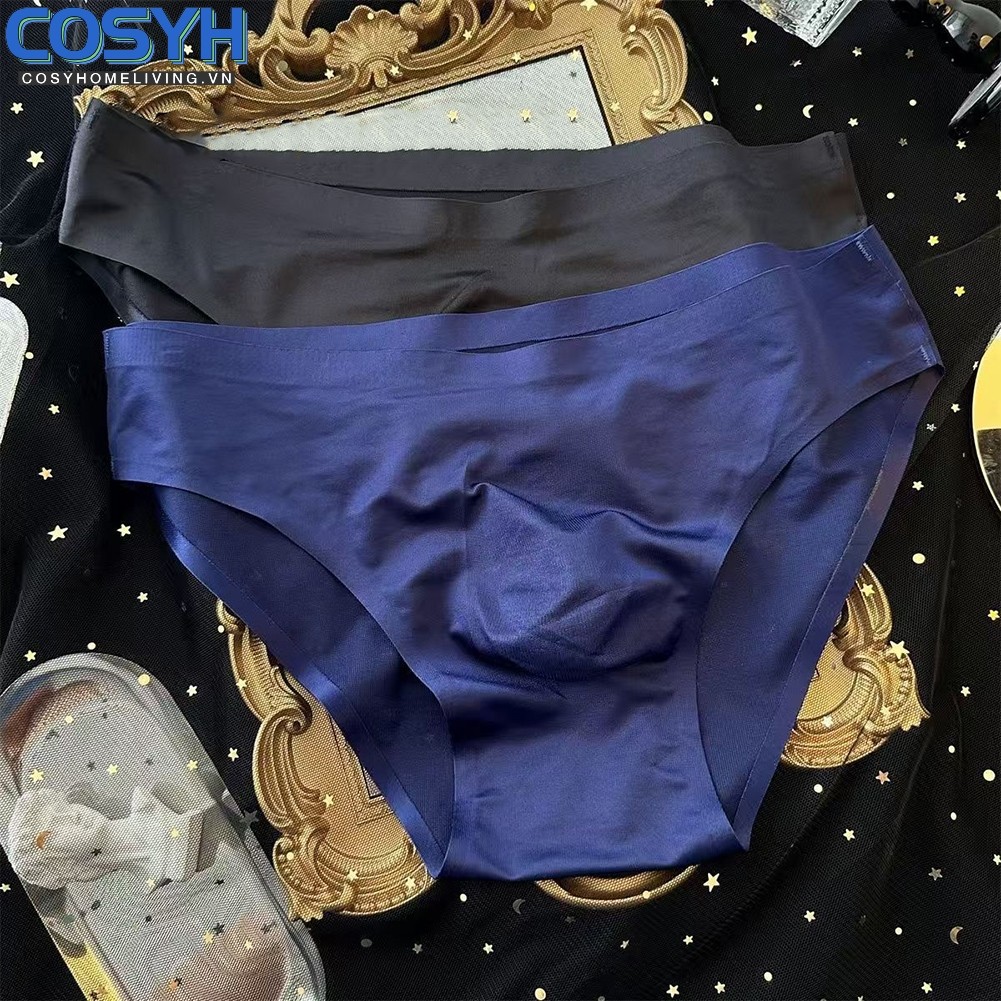 Quần lót lụa siêu mỏng có túi phồng và băng liền mạch, thiết kế gợi cảm, đồ lót bóng
