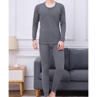 [FUXIN] Bộ đồ lót, quần áo len và áo lót nam màu trơn