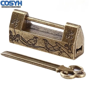 < COSYH > Khóa ngăn kéo cổ bằng hợp kim kẽm Móc khóa cổ điển Hộp đựng đồ trang sức Ổ khóa