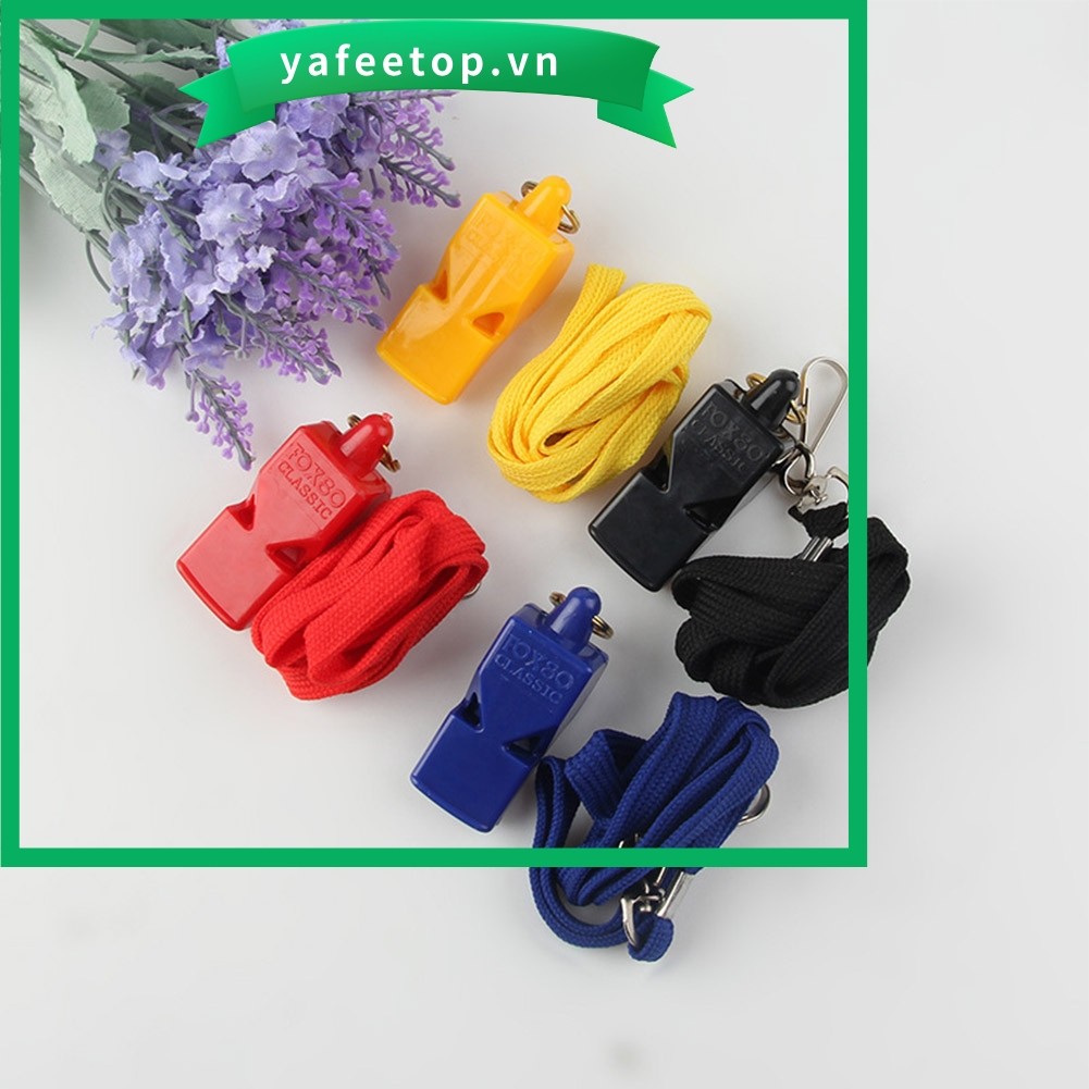 Còi FOX 40 High dB Pro kèm dây đeo, phù hợp trọng tài bóng đá