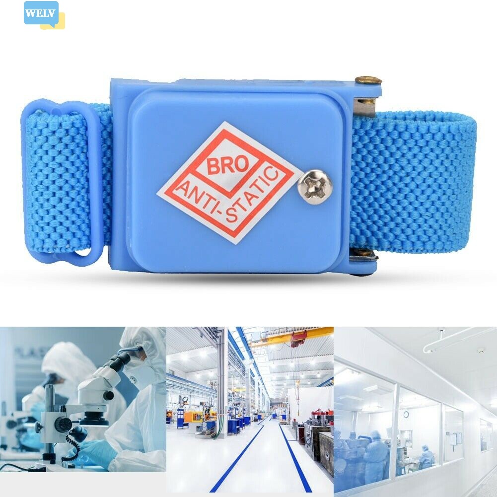 < Welv > Dây đeo cổ tay xả nền chống tĩnh điện không dây❀