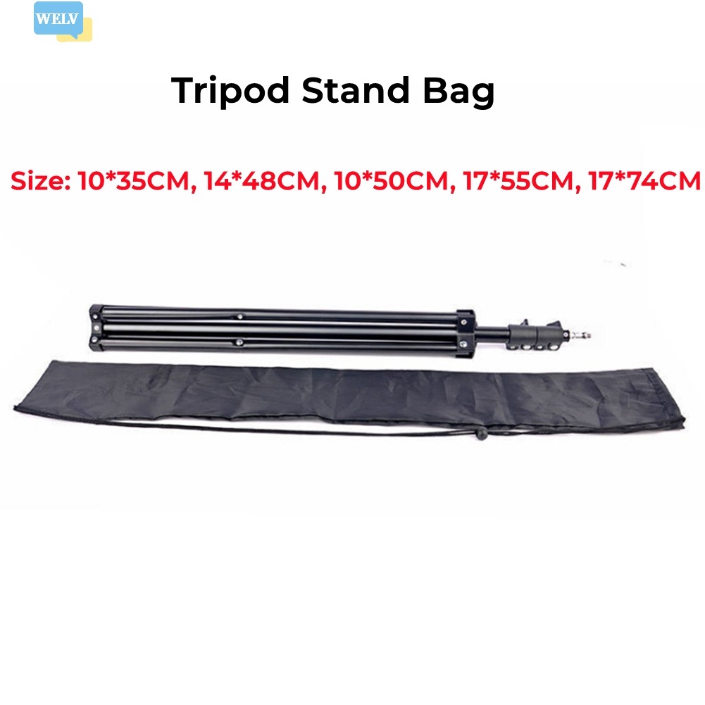 < Welv > Túi xách có dây rút 35 / 50 / 55 / 74cm cho Mic Light Tripod Stand Umbrella❀