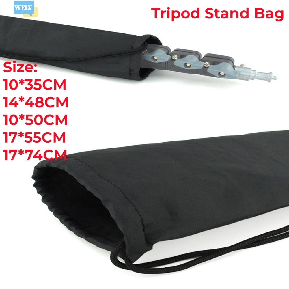 < Welv > Túi xách có dây rút 35 / 50 / 55 / 74cm cho Mic Light Tripod Stand Umbrella❀