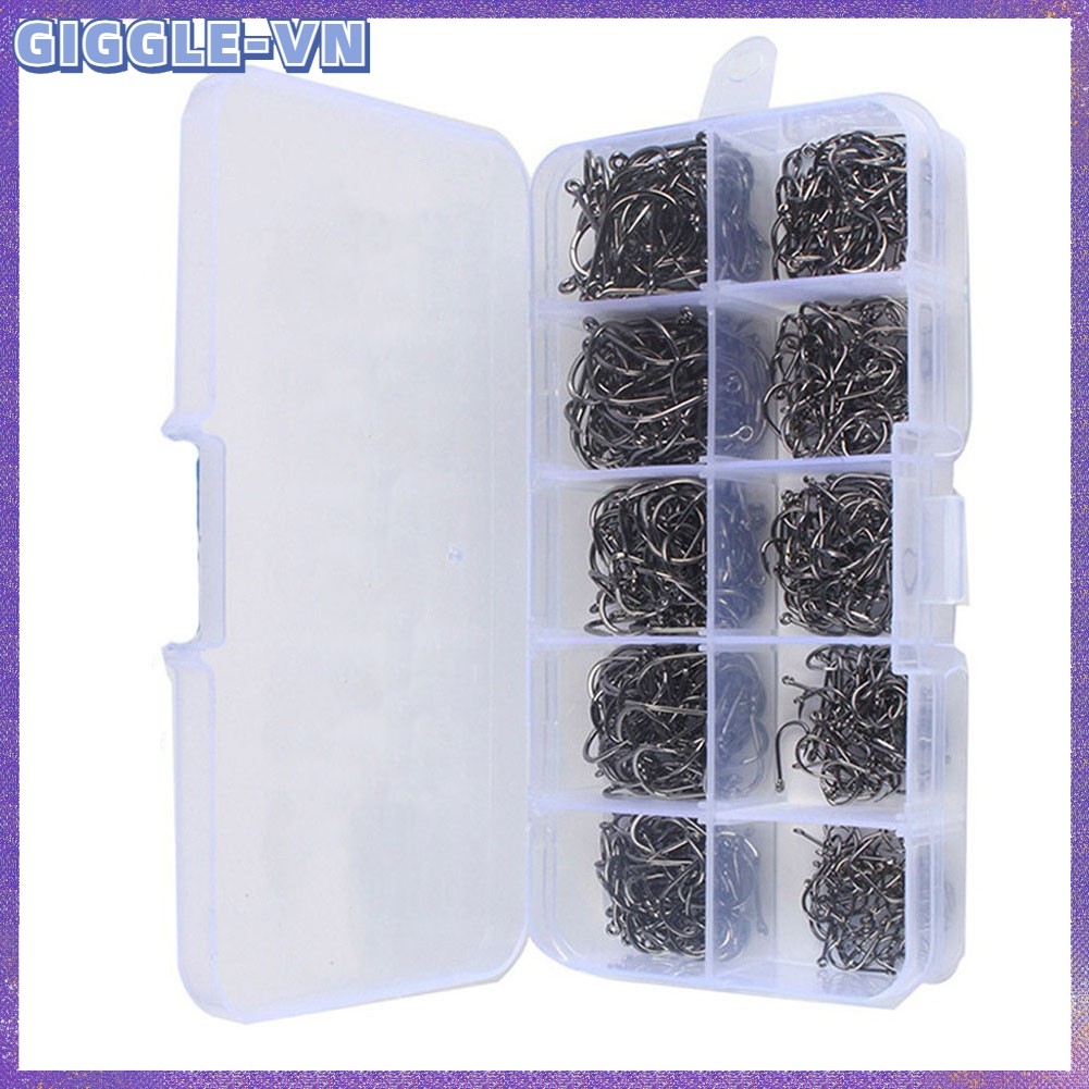 Bộ Móc Câu Thép Carbon Cao Cấp Cho Cá Bay (500/100 Chiếc)