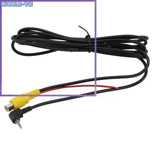 Cáp chuyển đổi RCA sang 2,5mm AV Camera đỗ xe lùi phía sau ô tô sang DVR ô tô
