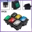 DPST 16A 250VAC Rocker Switch Công tắc đặt lại tròn có nắp chống nước 30 * 24mm