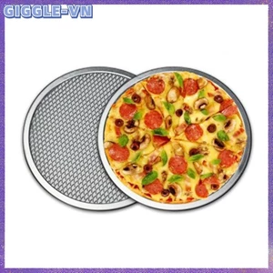 Tấm lưới pizza nhôm dày 8-16 inch Khuôn nướng bánh pizza