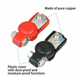 2 Chiếc Pin Đầu Cuối Cáp Kẹp Âm + Tích Cực Top-Post Cho Toyota