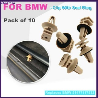 Dành Cho Dành Cho Xe BMW Viền Trên Sill & Cửa Lối Vào Kẹp Nhựa Bộ 10