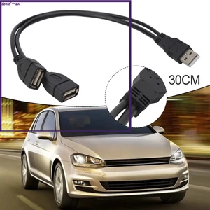 USB 2.0 A Male To 2 Dual USB Male Y Splitter Hub Cáp chuyển đổi dây nguồn