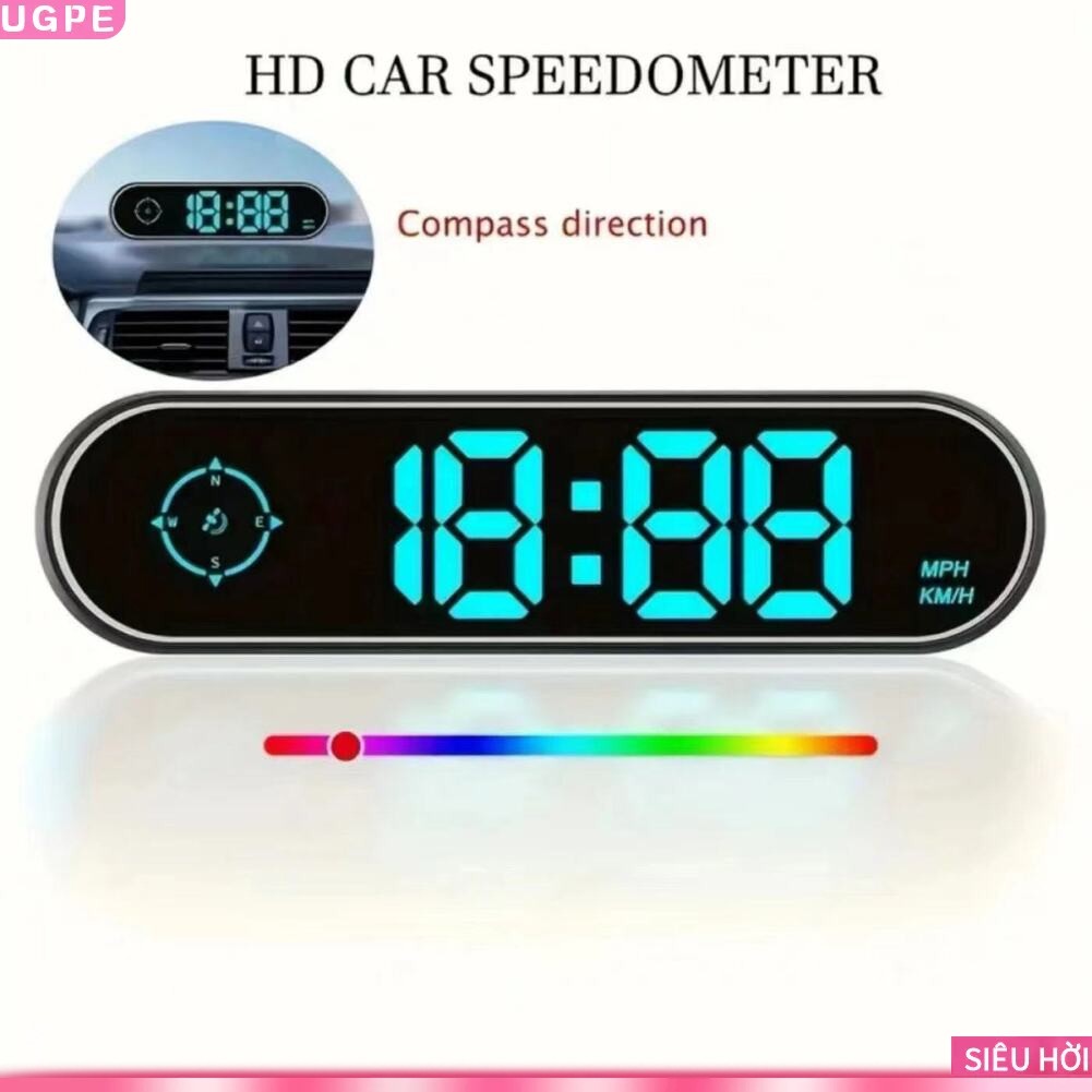 [UGPE] HUD Speedometer Head Up Display Car For Smart Digital KM/H MPH ...