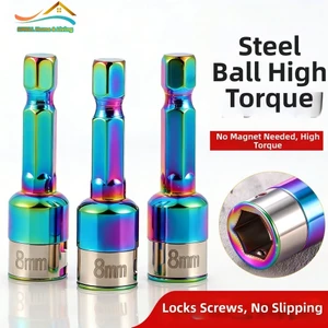 Ổ cắm bóng thép không từ tính 8mm Mô-men xoắn cao cho CR V Chrome Vanadi