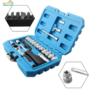 29 CÁI Core Ratchet Ổ cắm Mô-men xoắn Bộ cờ lê Công cụ sửa chữa ô tô Tuốc nơ vít