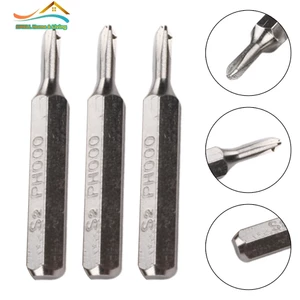 Bộ 3 tuốc nơ vít PH000 5 / 32Inch Chuôi lục giác Bộ tuốc nơ vít chéo