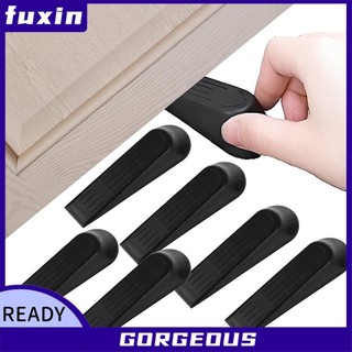 [FUXIN] Cửa Nêm Cao Su Chịu Lực Dừng Lớn Mạnh Chặn Chống Trượt 6 Cái
