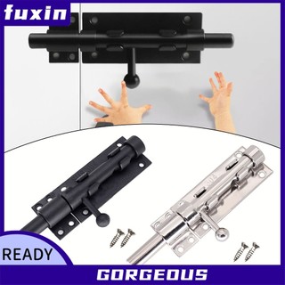 [FUXIN] Chốt thép không gỉ 304 cao cấp cho cửa an toàn Khóa rắn màu đen