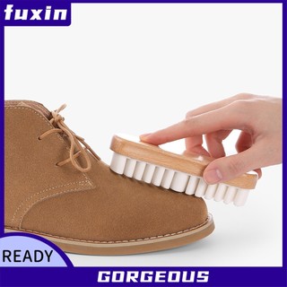 [FUXIN] Bàn chải cao su, tẩy, tẩy bụi bẩn, bàn chải giày da lộn trắng
