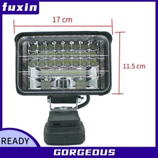 [FUXIN] Dành cho pin Li-ion 18V Đèn pin làm việc Đèn pin cắm trại Đèn kiến trúc